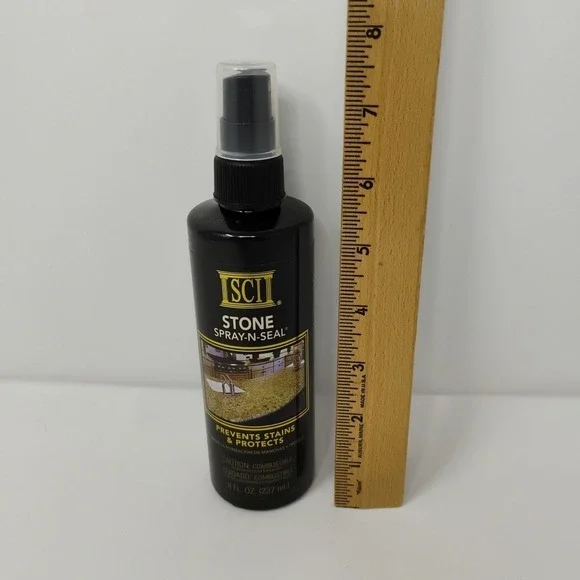 SCI Stone Spray N Seal Sealer 8 oz Spray Bottle Granite Marble Grout Protection - Picture 6 of 7